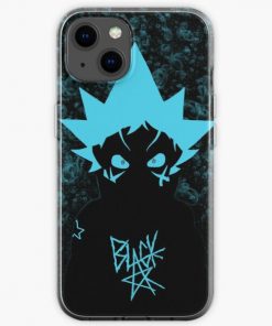 Black star form "Soul Eater" iPhone Soft Case RB1204 product Offical Soul Eater Merch