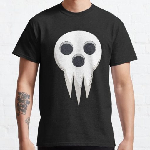 Soul Eater Skull Lord Death Shinigami Face Classic T-Shirt RB1204 product Offical Soul Eater Merch