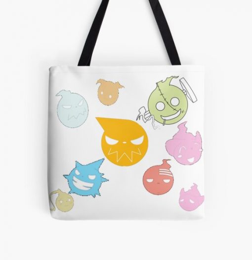 Soul Eater Souls All Over Print Tote Bag RB1204 product Offical Soul Eater Merch
