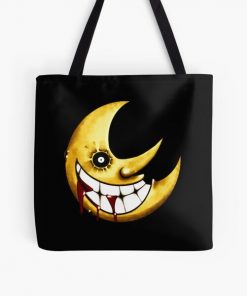 Soul Eater --- Moon All Over Print Tote Bag RB1204 product Offical Soul Eater Merch