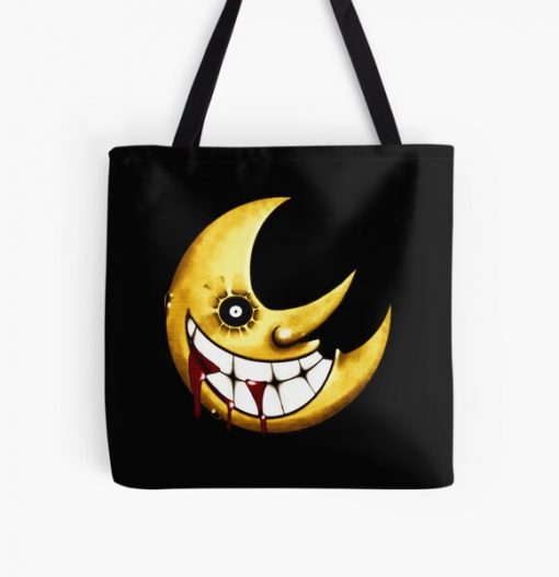 Soul Eater --- Moon All Over Print Tote Bag RB1204 product Offical Soul Eater Merch